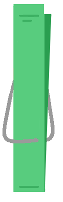 green clothes pin