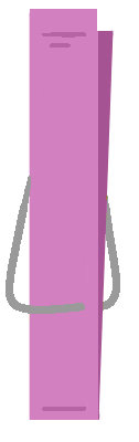 pink clothes pin