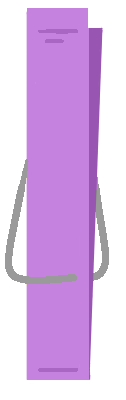 purple clothes pin