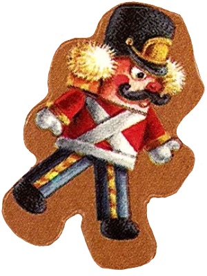 vintage nutcracker sticker