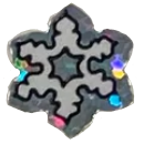 glittery snowflake sticker png